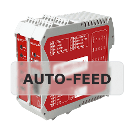 Auto-feed function of stepper drives