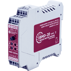 DC brush motor controller BMD‑20DIN ver.2