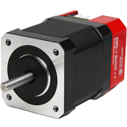 Stepper motors with integrated controllers