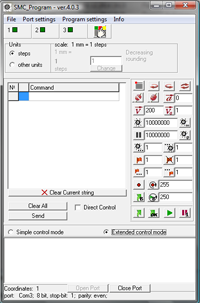 SMC-Program (for SMSD controllers)